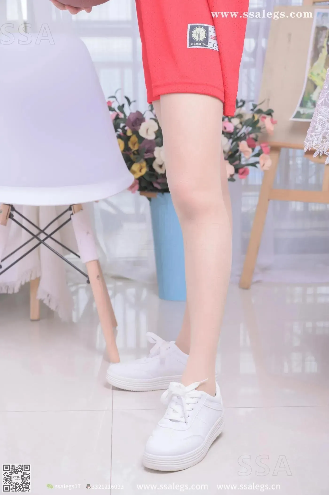 [SSA丝社]超清写真 NO.324 素素小姐姐放假在家陪你玩篮球(上) [80P]插图2